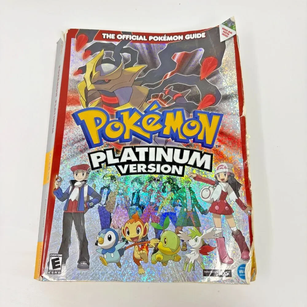 Pokemon Platinum Version Official Strategy Guide Nintendo DS 2009 Guide Book